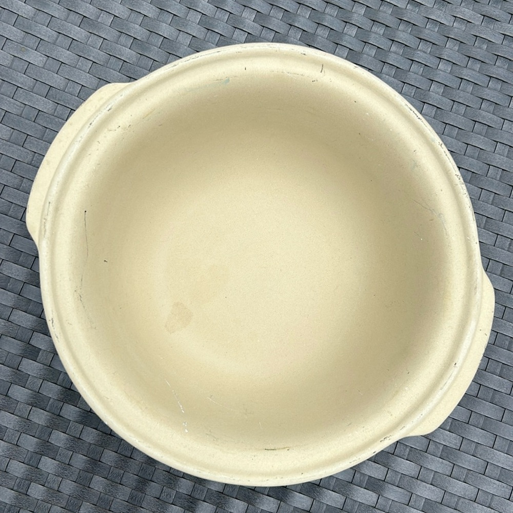 The Pampered Chef Stoneware Baking Bowl #1450 Family Heritage Collection